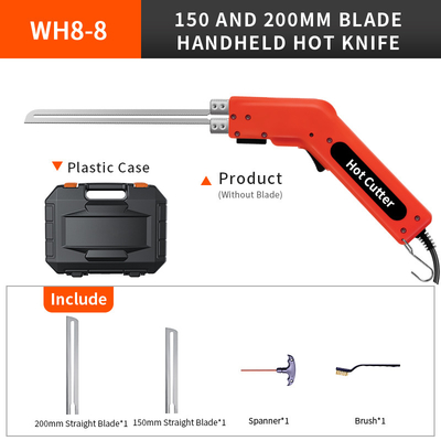 Сильный Handheld горячий нож 200W с лезвиями 150mm и 200mm